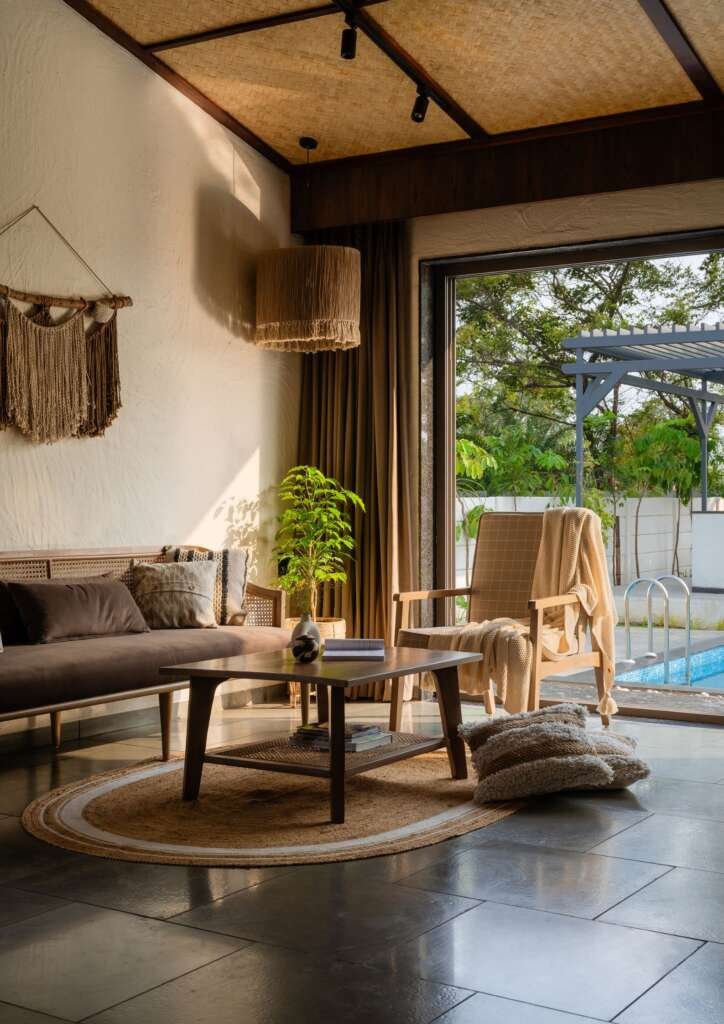 This contemporary farmhouse feels more like nature’s own hideaway