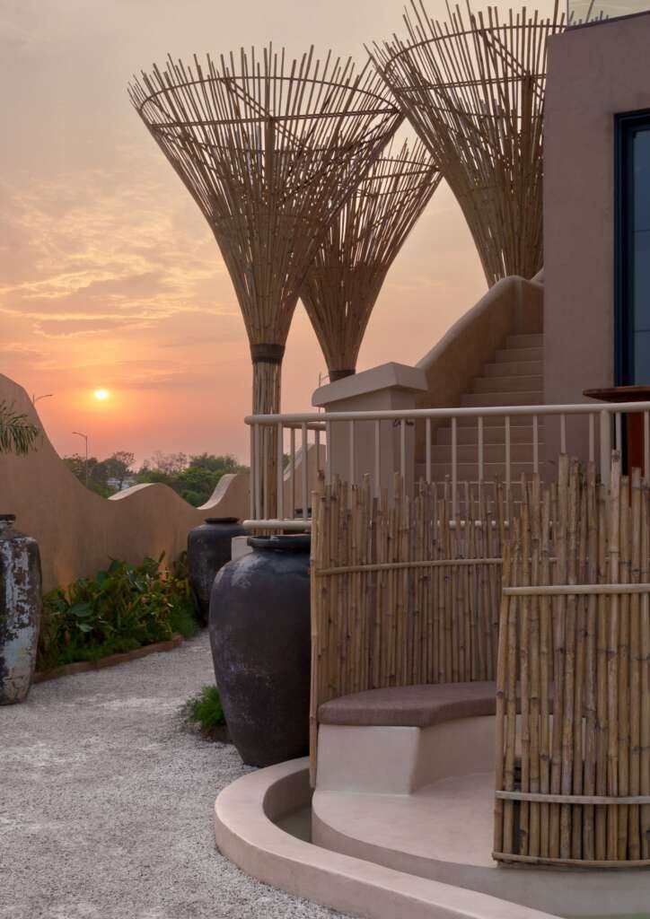 This Lakeside Retreat in Raipur Hides Its Structure and Lets Bamboo and Stillness Take Over
