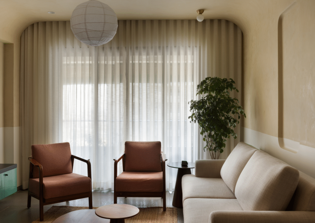 A Soulful 1BHK Apartment in Gujarat Shows How Wabi-Sabi Meets Indian Craftsmanship