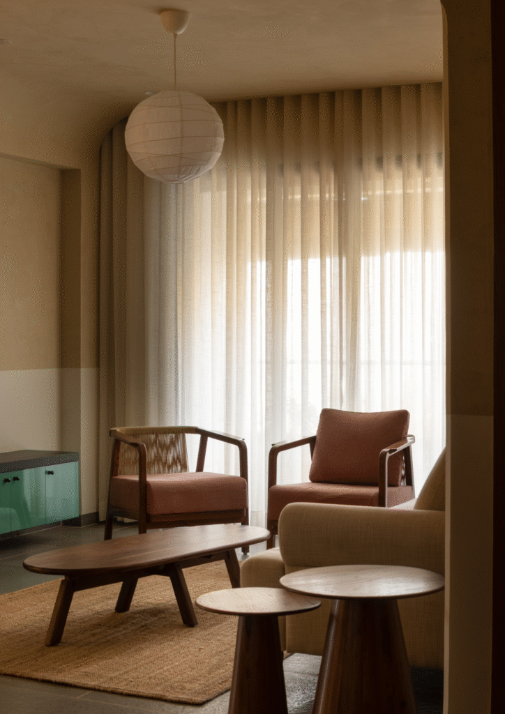 A Soulful 1BHK Apartment in Gujarat Shows How Wabi-Sabi Meets Indian Craftsmanship