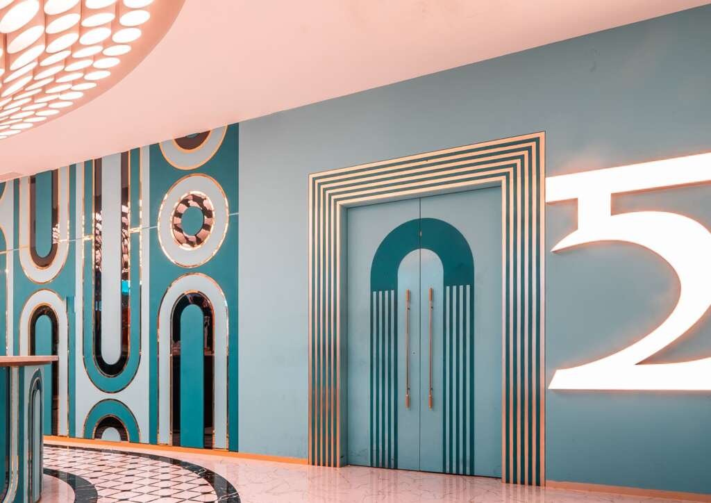 Tree-Inspired Theatre Lobby Design in Ahilyanagar Blends Nature with Modern Luxury