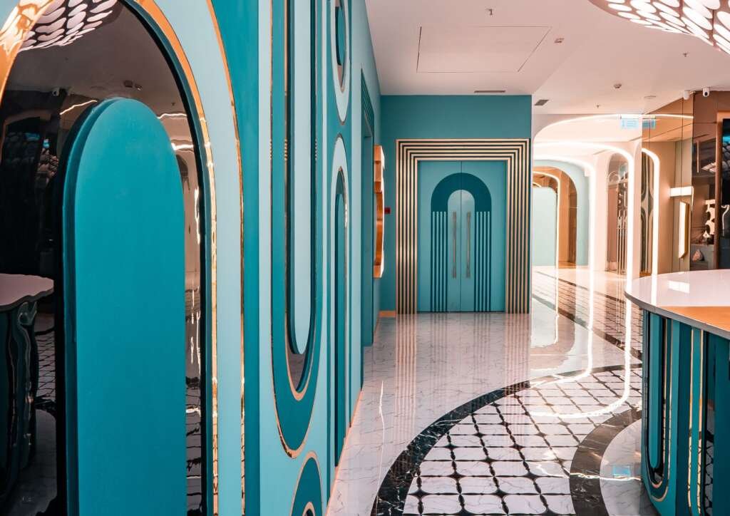 Tree-Inspired Theatre Lobby Design in Ahilyanagar Blends Nature with Modern Luxury