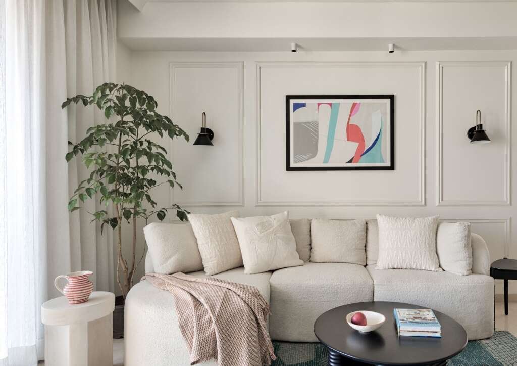 Sage Green and Fluted Design Take Center Stage in This Minimalist 2BHK by Studio SAP