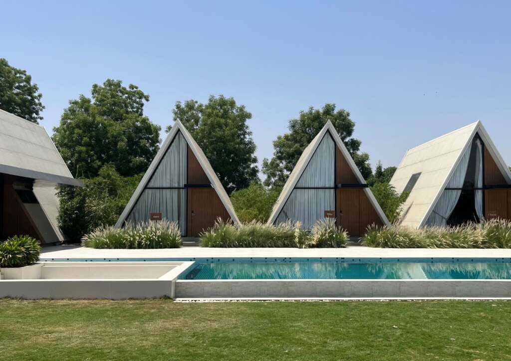 EcoMind Studio Crafts a Triangular Nature Retreat Rooted in Sustainability