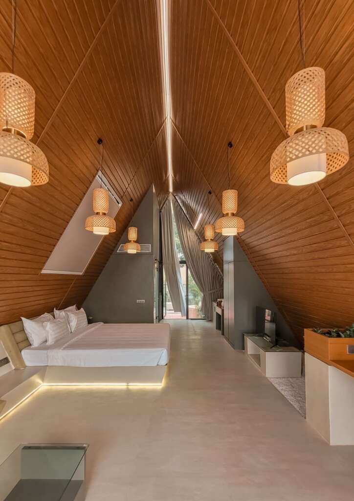 EcoMind Studio Crafts a Triangular Nature Retreat Rooted in Sustainability