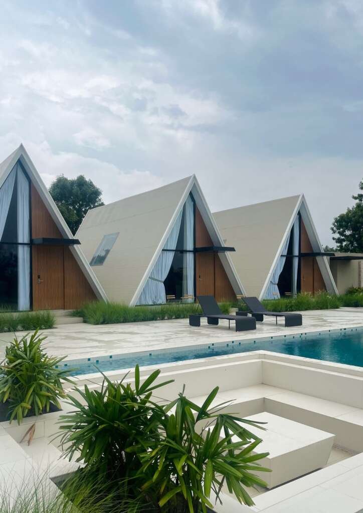 EcoMind Studio Crafts a Triangular Nature Retreat Rooted in Sustainability