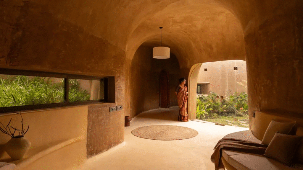 A 2BHK farmhouse rooted in earthen architecture - Designed by Studio Iksha
