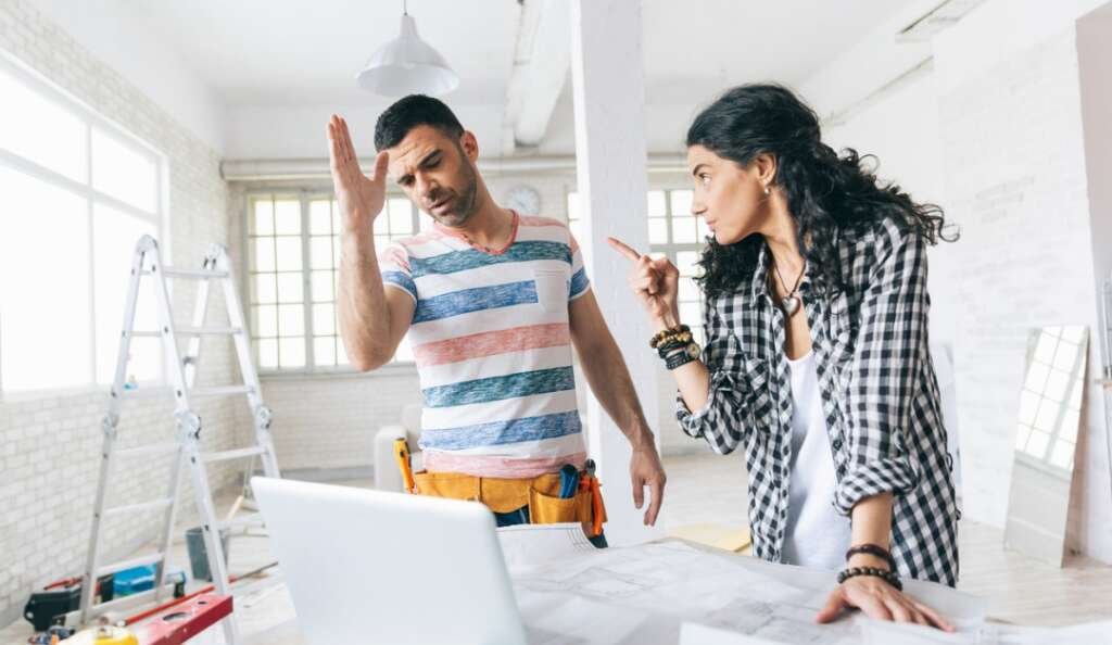 A relationship strained during the chaos of home renovation