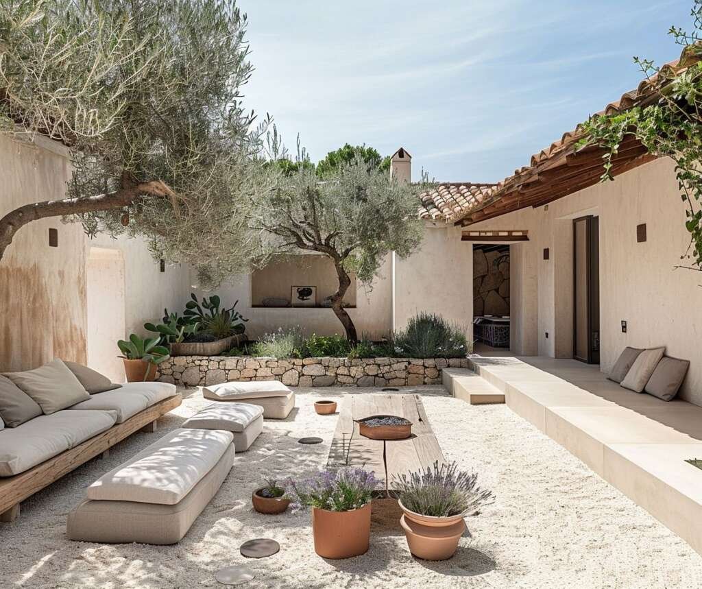 Climate responsive desert architecture using courtyards and controlled openings