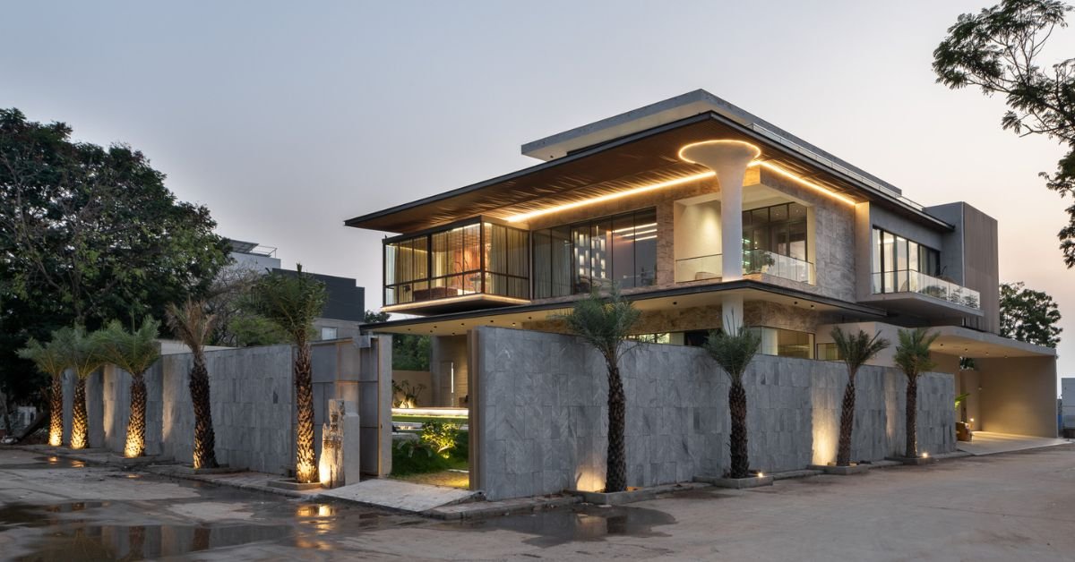 Sculpted Elegance: A Luxurious Contemporary Villa by Squelette Design That Blends Geometry, Light, and Nature