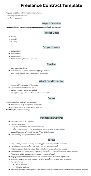 Importance Of Contracts And Invoices For Freelancers 1 freelance contract