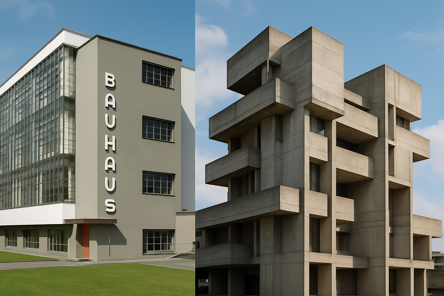 Bauhaus vs. Brutalism: Learning Two Revolutionary Architecture Movements