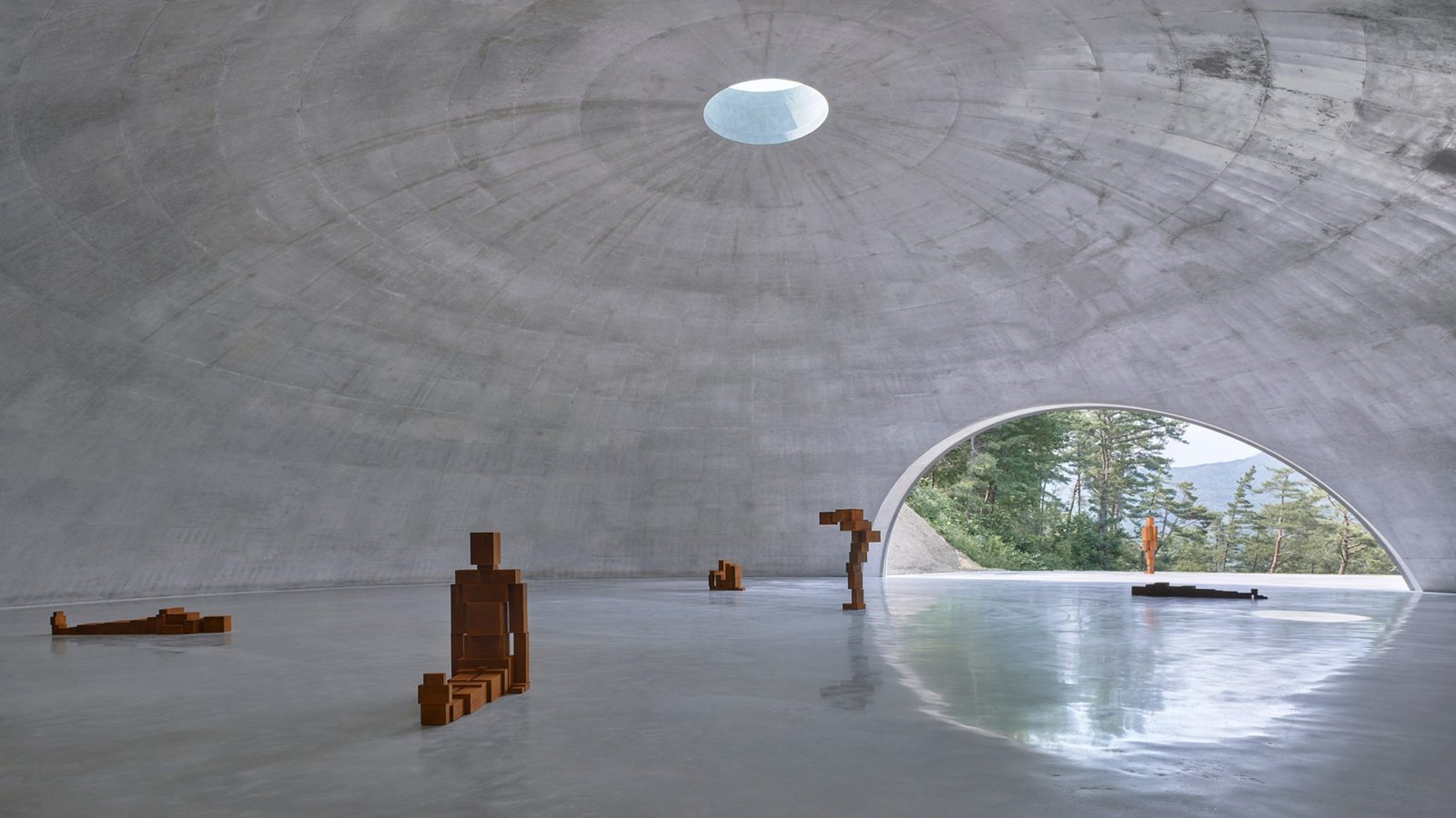 Tadao Ando’s Underground Gallery for Antony Gormley Redefines Experiential Art