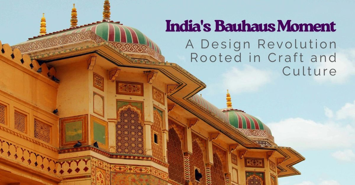 India’s Bauhaus Moment: A Design Revolution Rooted in Craft and Culture