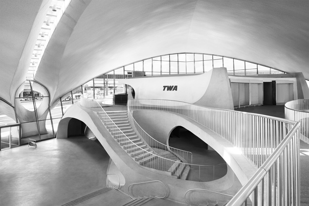 Monomateriality In Architecture: Simplified 1 twa hotel is an iconic example of how concrete can be used in bold, futuristic ways