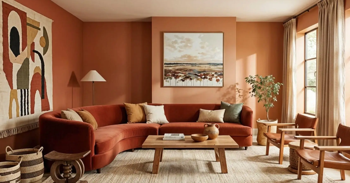 Why Earthy Interior Colors Like Brown, Beige and Terracotta Are Trending in 2026