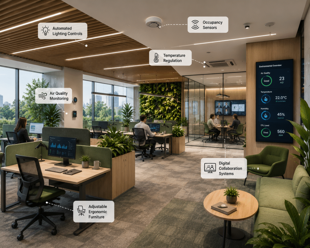 technology and smart workspace design