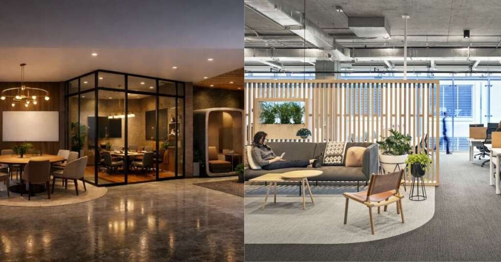 flexible layouts and adaptive environments in workspaces