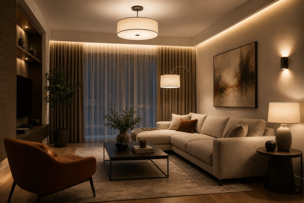 Avoid Flat Interiors: The Smart Layered Lighting Guide for Every Room